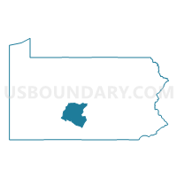 Blair & Huntingdon Counties--Altoona City PUMA in Pennsylvania